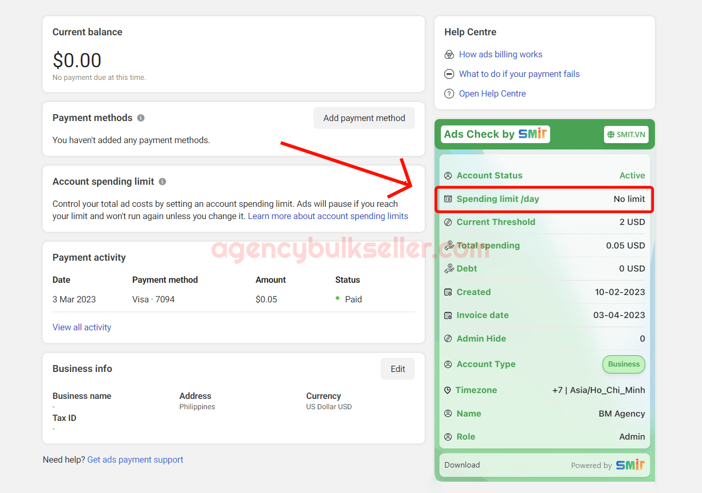🚀🌏BM Unlimit Spend with Ad Account (USD+7) Share Full Partner With BM Resistance + Identity Verified FB Ad Account | Special warranty policy and user manual. Please click "Account Information" to read details (Update: March 13, 2023)