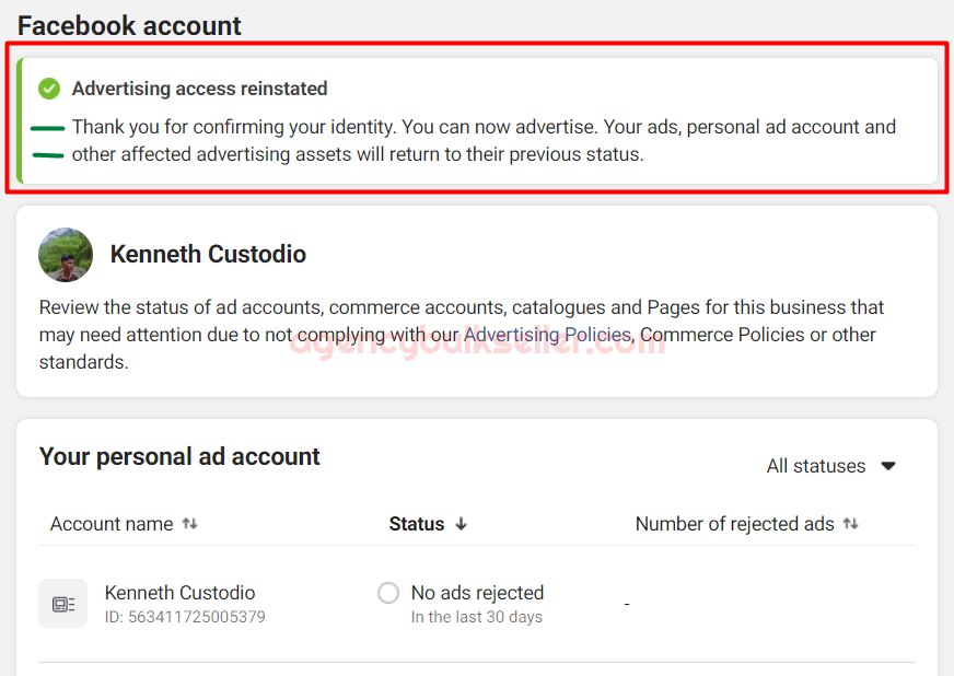 🔵Identity Verified Fb Ads Accounts in 1 Profile- 10 Ad Account Limit 50$ | Can change Currency and Timezone - Total daily spend limit: 500$/day