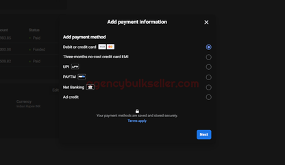 🔥🔥Indian Prepaid BM- Ad accounts | Daily spend limit Rs.4000 | Created in 2021-2023 | Email verified