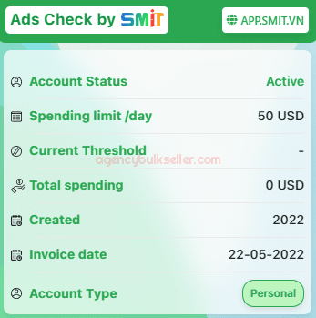 🔴Fb Ads Accounts in 1 Profile - 10 Ad Account Limit 50$ | Can change Currency and Timezone - Total daily spend limit: 500$/day
